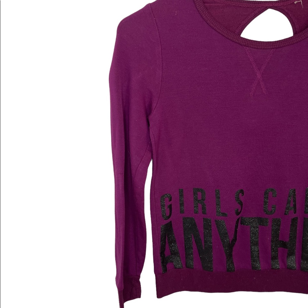 Girls size S Purple long sleeve